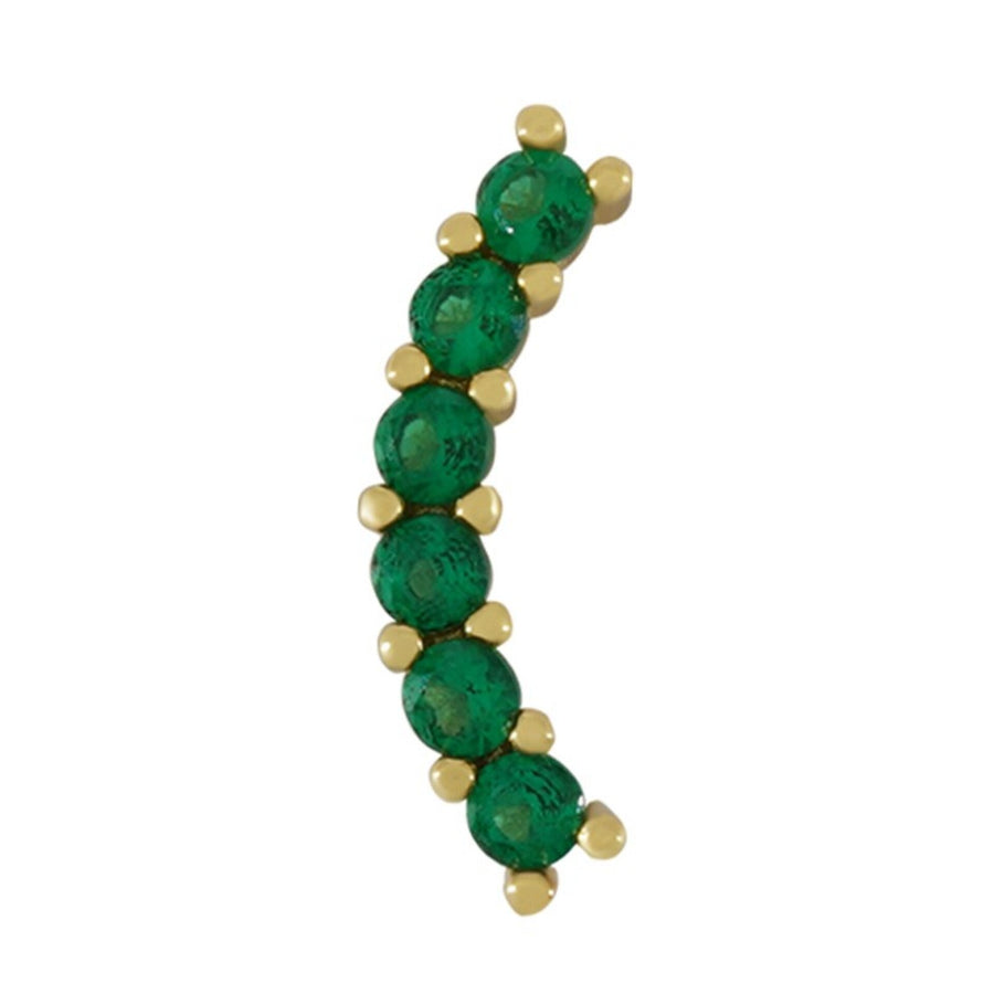 Green Caterpillar Earrings - L'Avenue Boutique