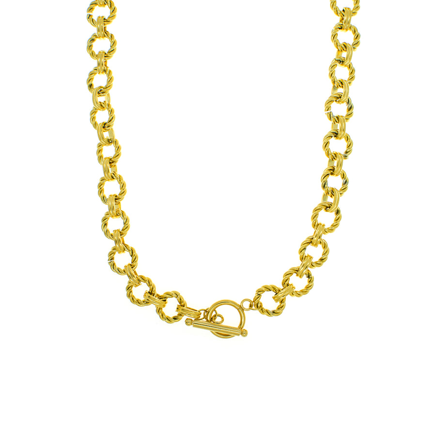 Coiled Circles Necklace - L'Avenue Boutique